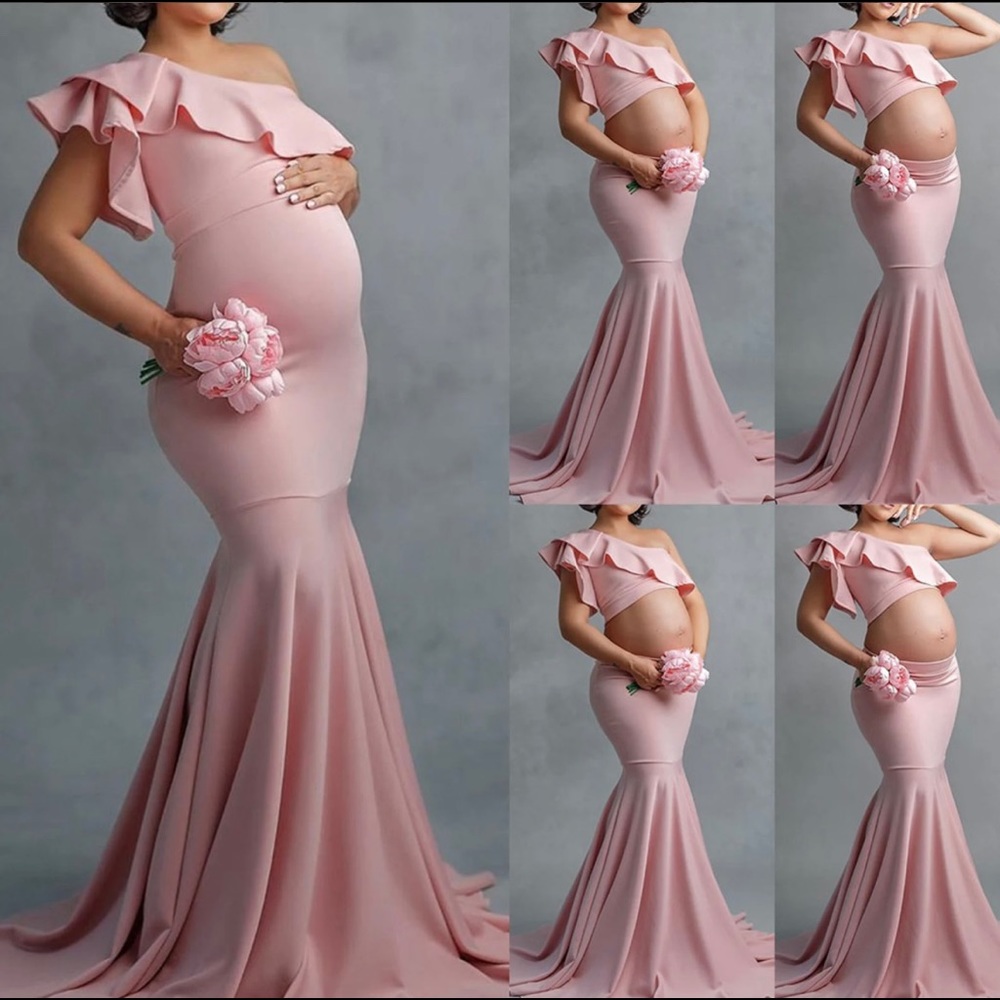 Maternity gown, two piece